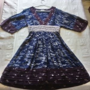 Wilfred 100% Silk kimono dress